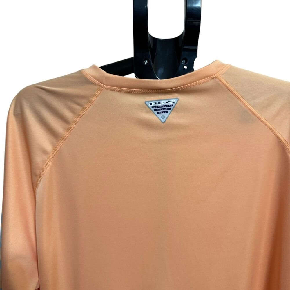 Columbia PFG Melon Long Sleeve Shirt XLarge Orange Fishing‎ - Picture 6 of 12